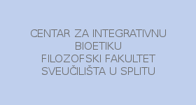 Centar za integrativnu bioetiku, Filozofski fakultet Sveučilišta u Splitu