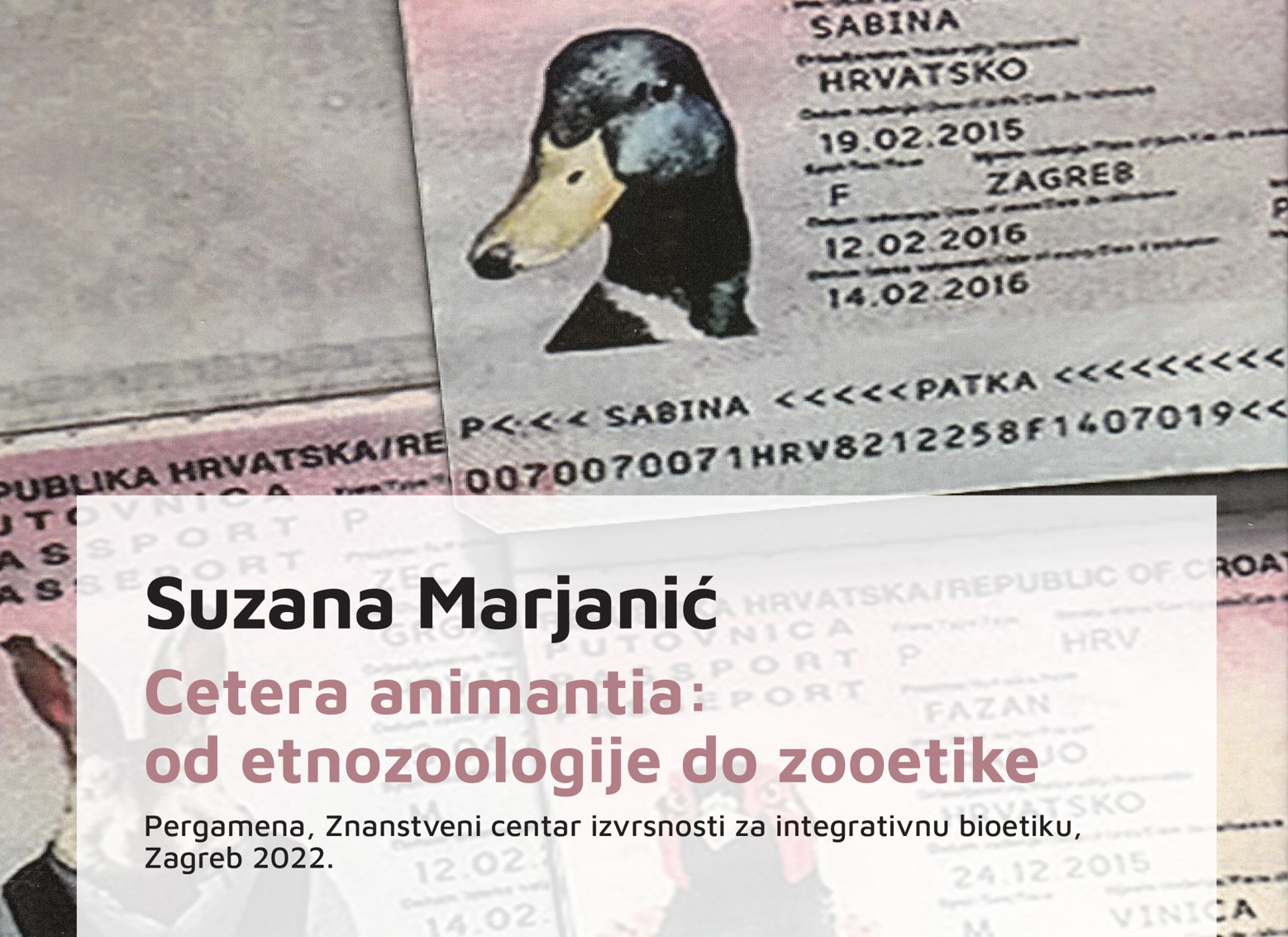 Predstavljanje transvrsne knjige Suzane Marjanić »Cetera animantia: od etnozoologije do zooetike«